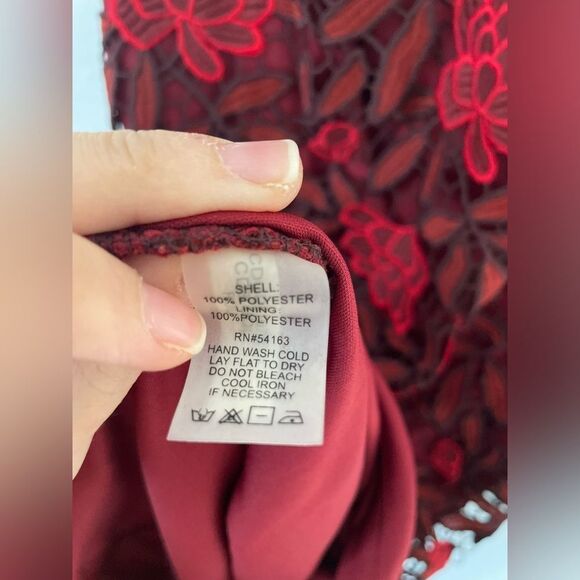 Calvin Klein embroidered shift dress size 8 - Picture 4 of 8